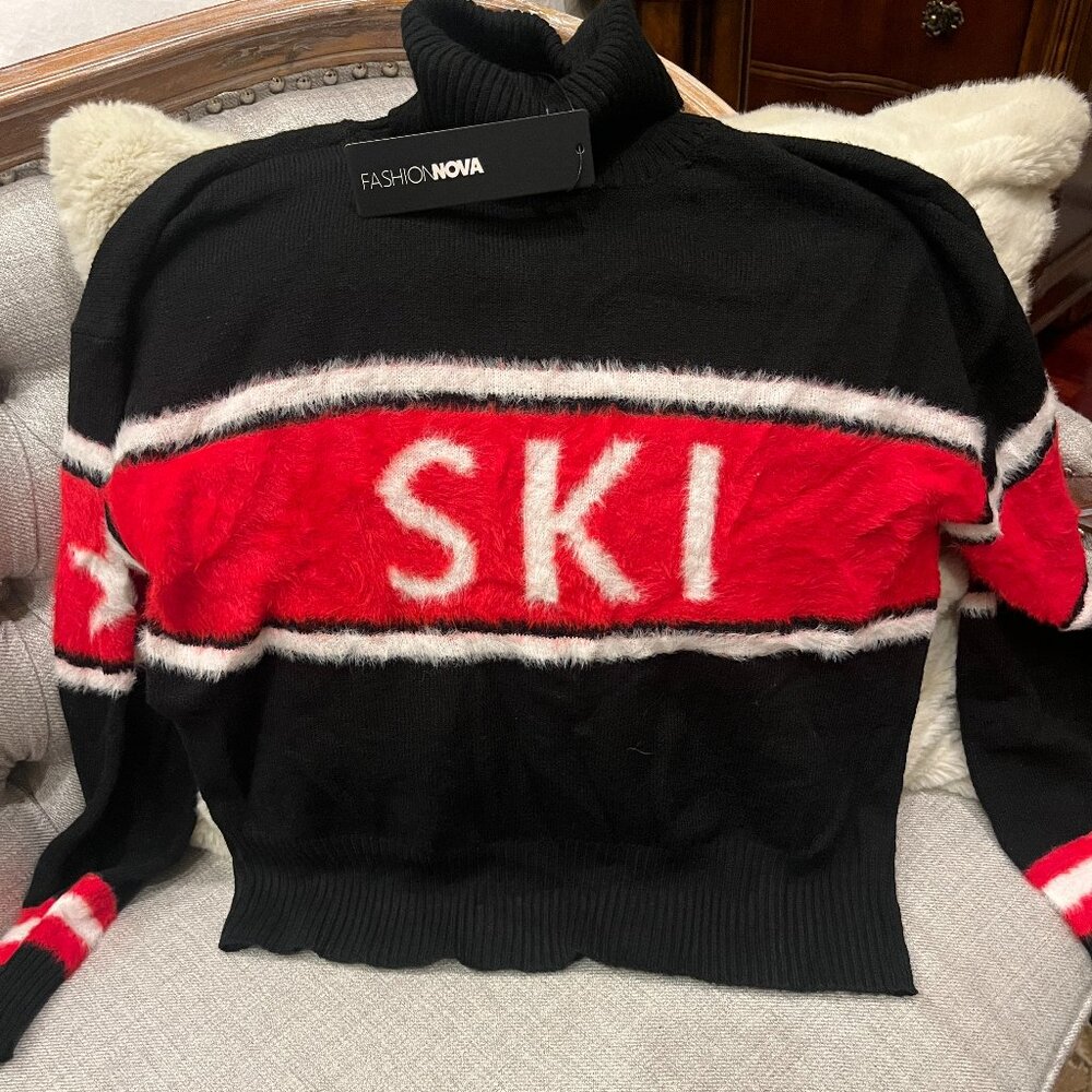 Fashion Nova Turtleneck Ski Sweater